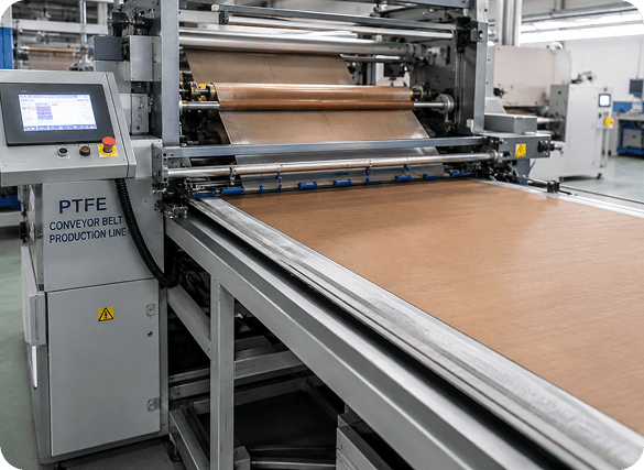 Linia produkcyjna pasów transportujących PTFE